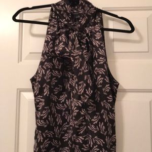 Banana Republic high neck bow blouse